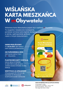 Nowa Wiślańska Karta Mieszkańca w mObywatelu